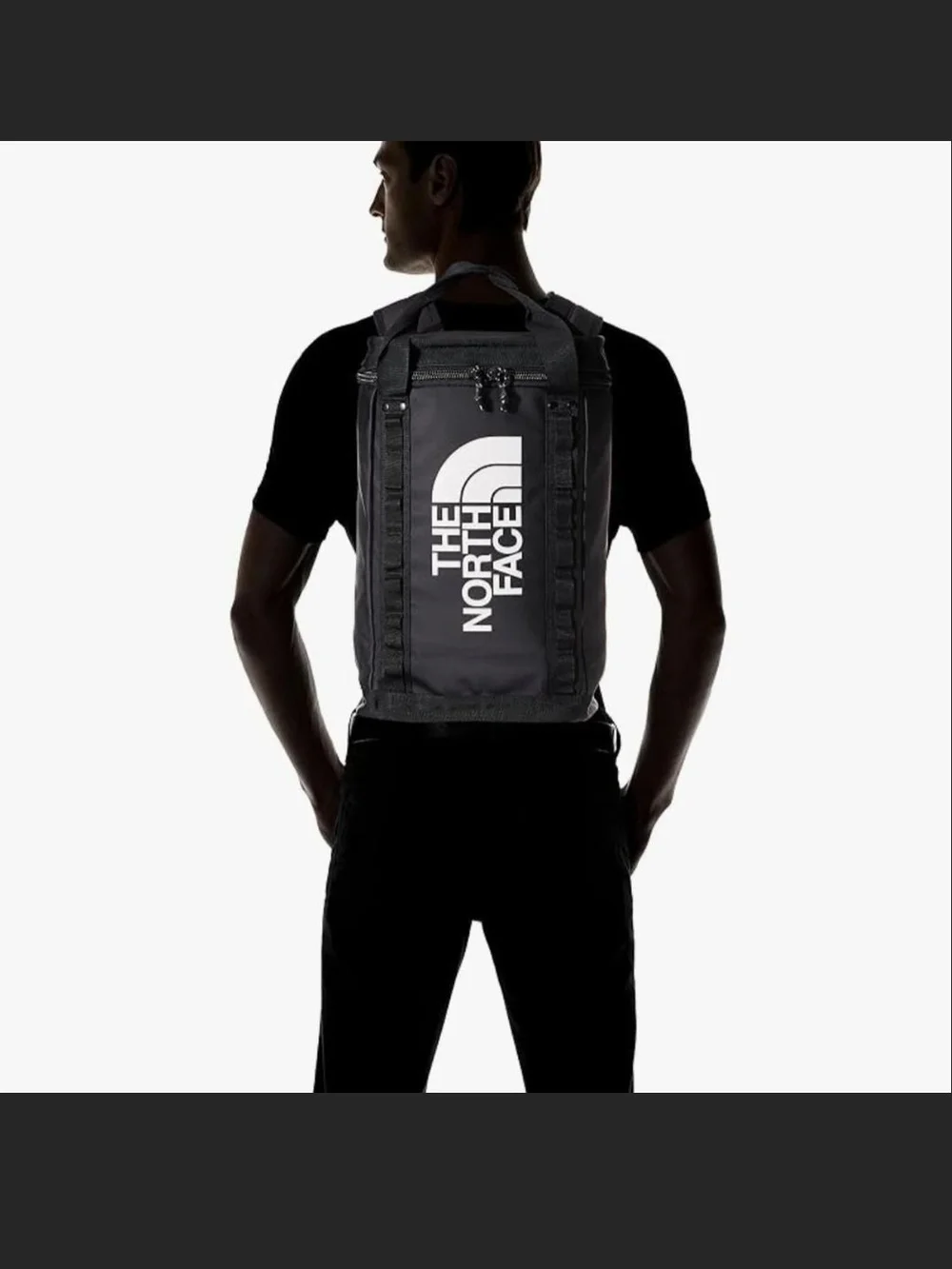 The North Face Men's Black Logo Backpack